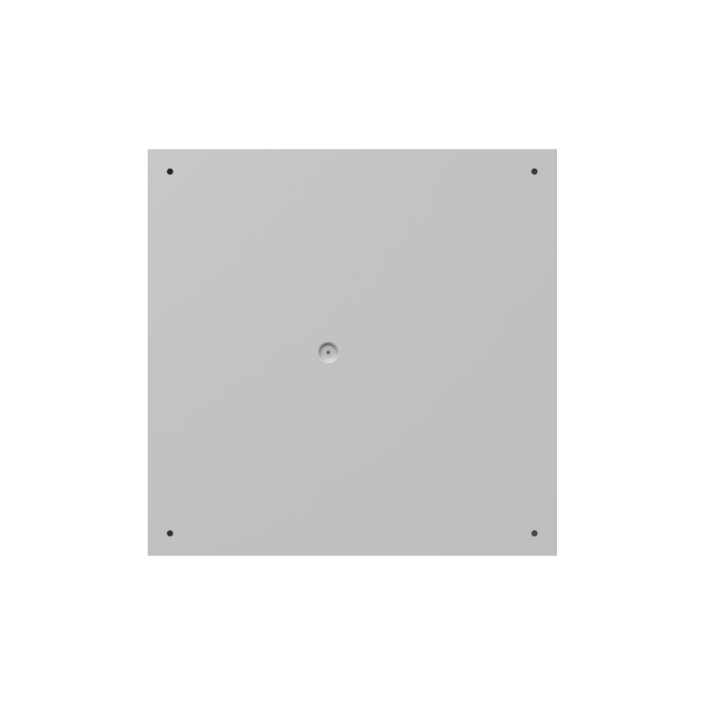 18x10x18 Screw Cover Type 1 UL Steel No KO Gray Cover w/Teardrop Slots Holes In Back