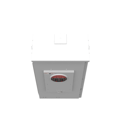 13 Terminal Ringless Large Closing Plate Test Switch Prewired 200-400 Ampere Painted Steel Single Front Piano Hinge Cover Hasp Current Transformer Mounting Included 120-208 Volt