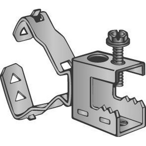 Beam Clamp to Conduit Hanger - Side Mount - Posi-Lock 1/2"-3/4" Conduits