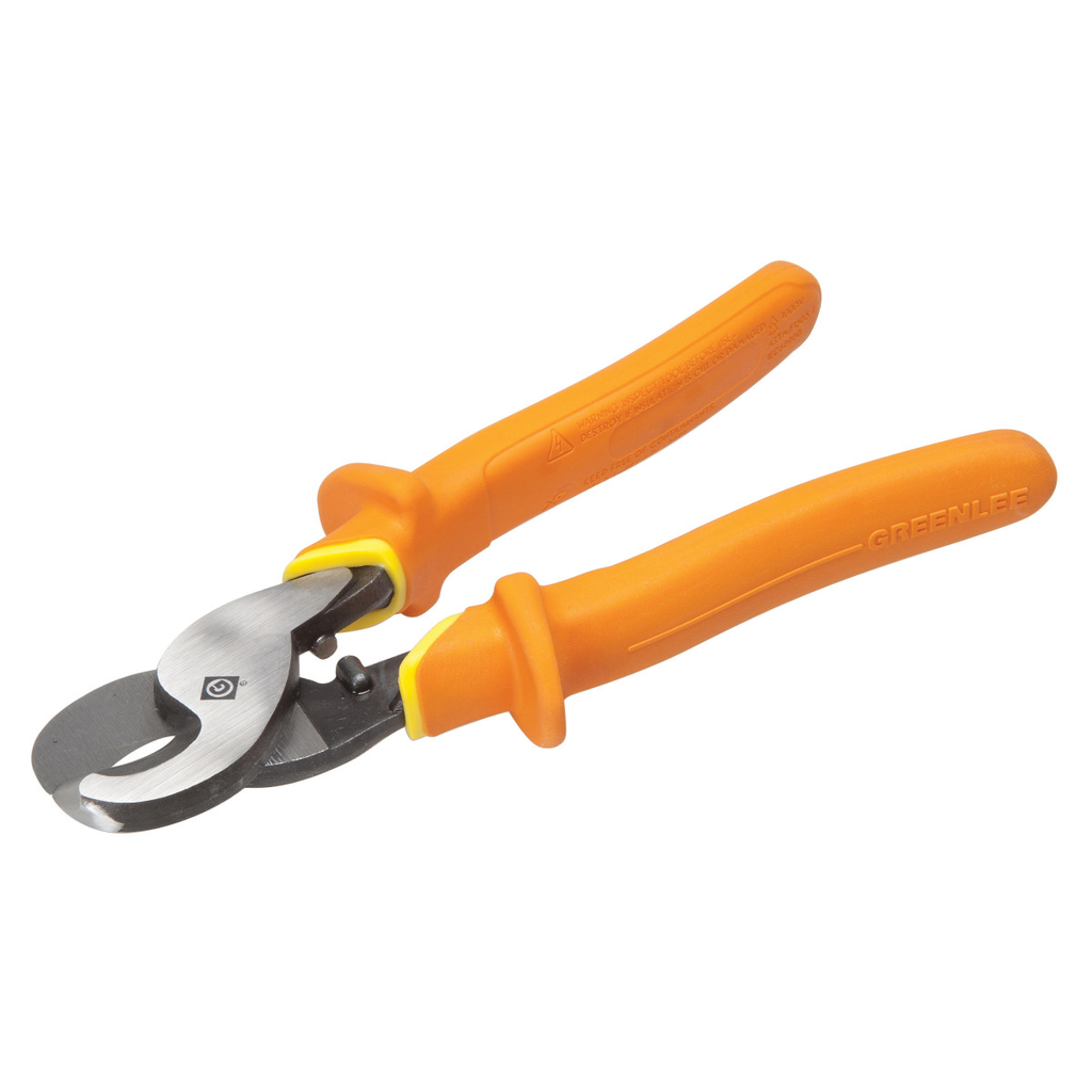 Cable Cutter, High Leverage, Insulated, Molded Handles