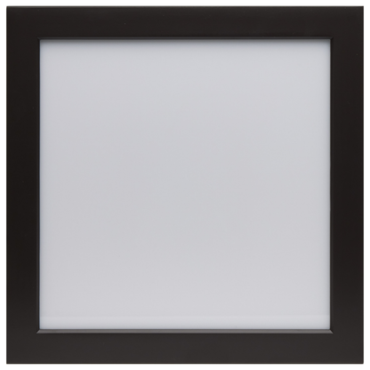 18.5 watt; 9" Flush Mount LED Fixture; 3000K; Square Shape; Bronze Finish; 120 volts