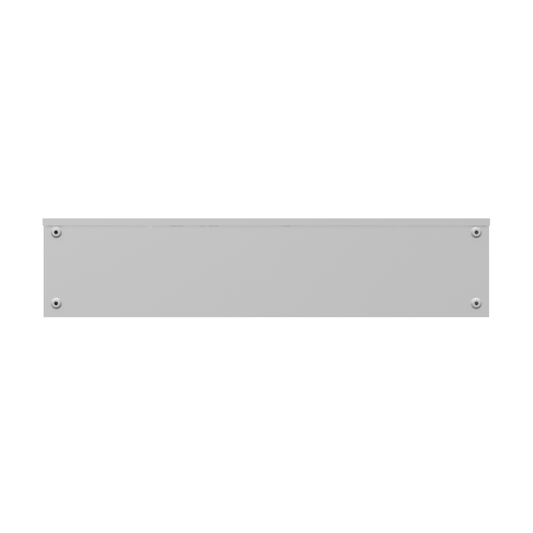 8x36x8 Screw Cover Wireway Type 3R UL Listed Steel KOs ANSI 61 Gray Quad D KO For Lock