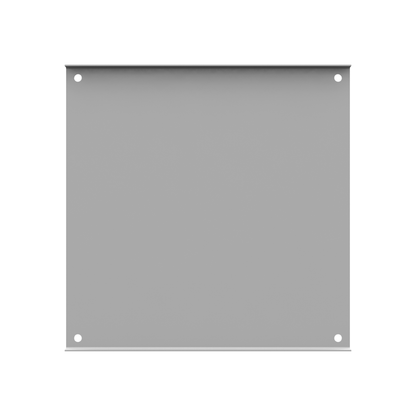 Back Panel Non UL Listed 24X24 Hinge Cover White Steel