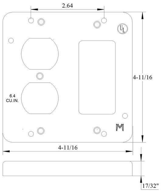 11535, Electrical Square Box Cover