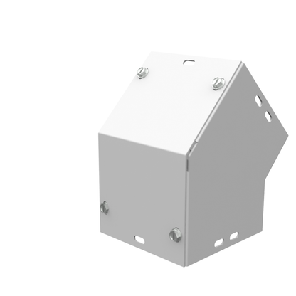 6.234X4X5.593 Wireway Elbow 45 Corner ANSI 61 Gray Steel