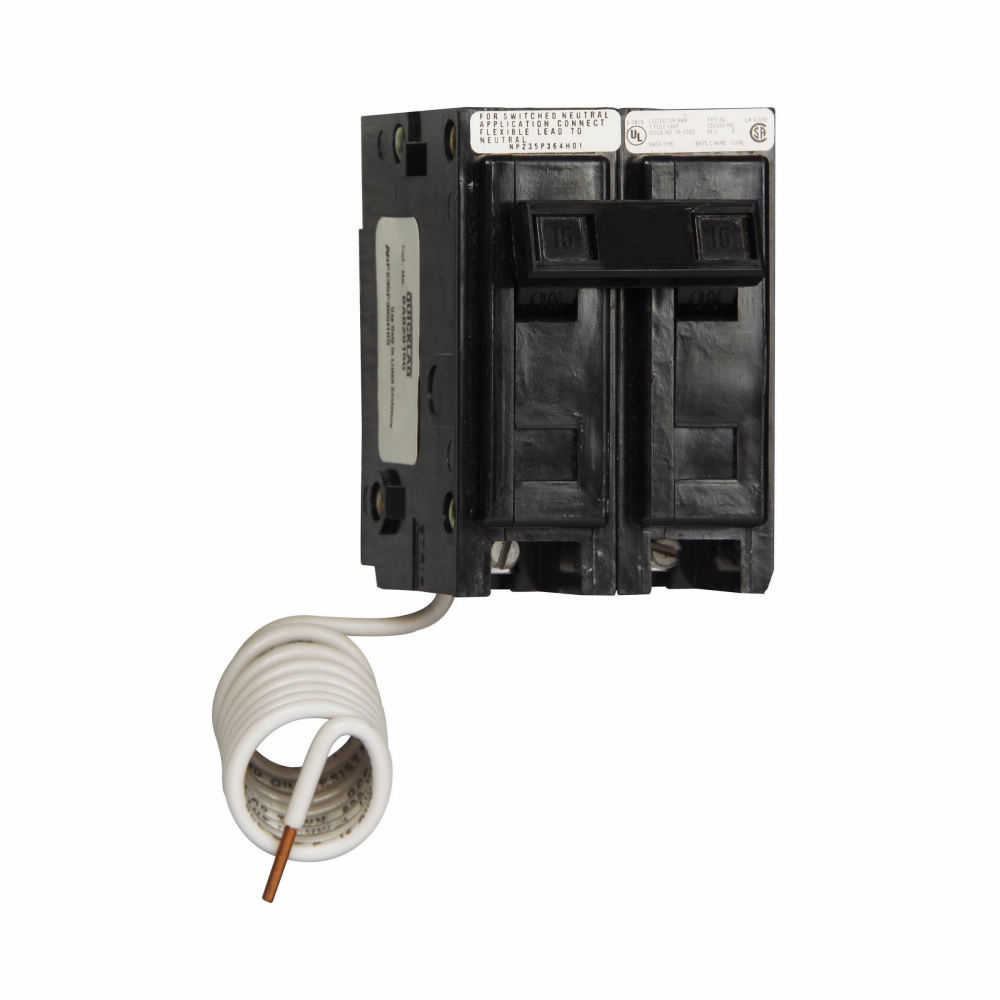 15A Quicklag Bolt on 2P 120/2, Black