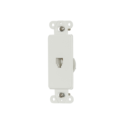 4-Conductor Telephone Jack Decorator Insert