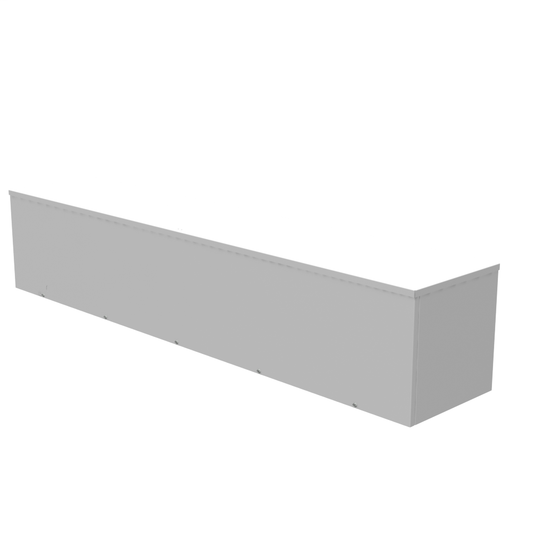 12x60x12 Screw Cover Wireway Type 3R UL Listed Steel Knockouts ANSI 61 Gray Quad D Knockout For Lock