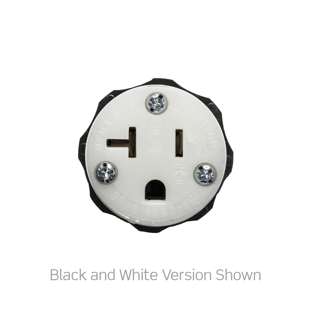20 Amp, 125 Volt, Straight Blade Connector, Industrial Grade