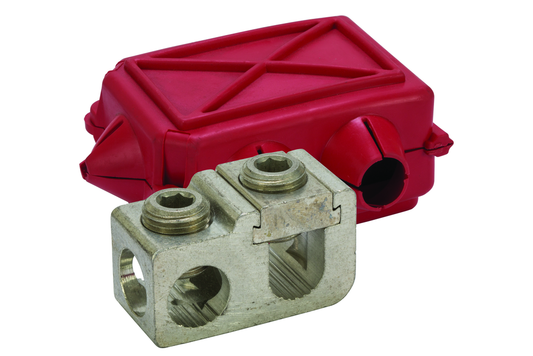 Aluminum Tap Connector for 250 MCM with Cover