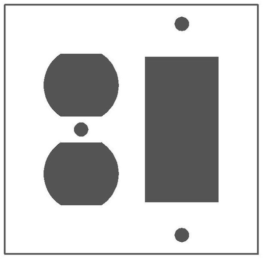 98672, Wallplate