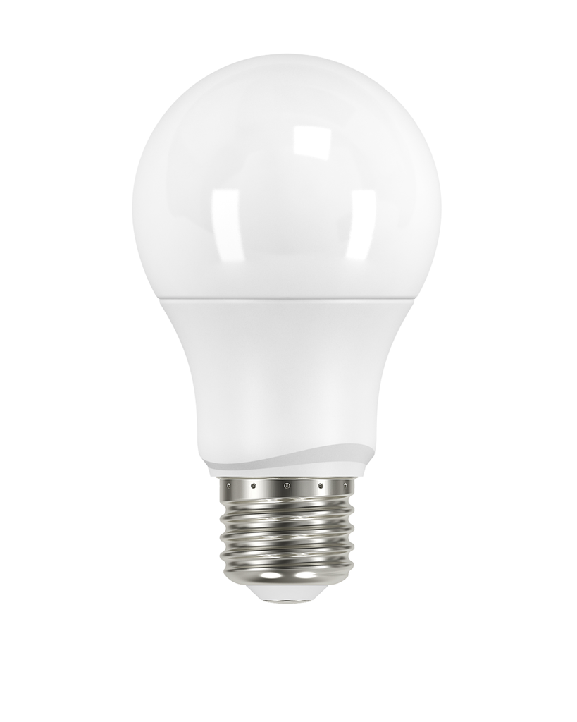 6 Watt; A19 LED; Frosted; 5000K Medium base; 220 deg. Beam Angle; 120 Volt; Non-Dimmable