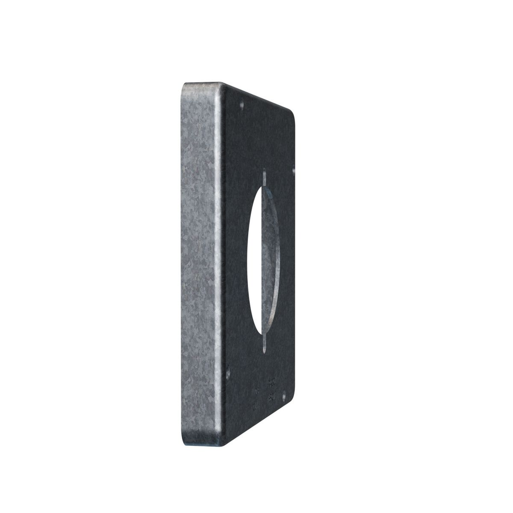 4-11/16 in. Square Work, Exposed Work, 30-50A Receptacle 2.141 in. Dia