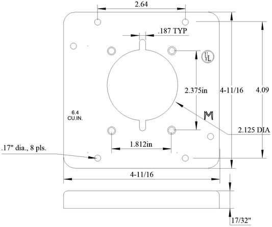 11522, Square Box Cover