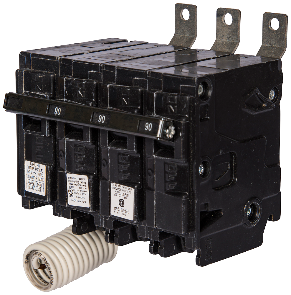 BREAKER 70A 3P 240V 10K BL 120V SHUNT