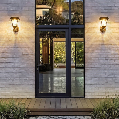 Waterproof LED Smart Touch Switch Modern Outdoor Plug in Wall Sconce Lighting