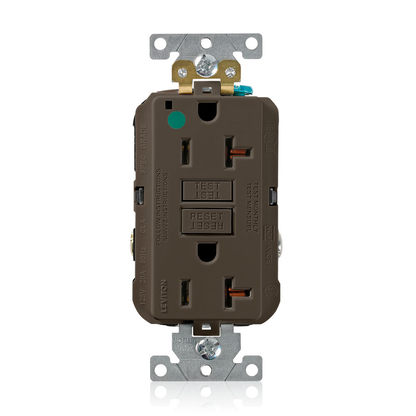 20 Amp SmartlockPro® GFCI Receptacle/Outlet, Hospital Grade