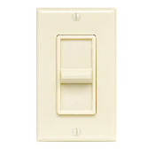 5 Amp, 120 Volt AC 60Hz, Single-Pole, SureSlide Full Range Electro-Mechanical, Slide Fan Speed Control, - ivory