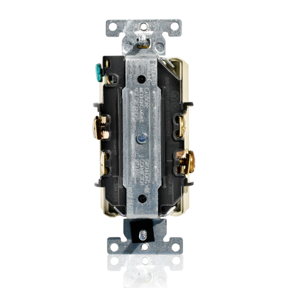 20 Amp Decora Plus Isolated Ground Duplex Receptacle/Outlet, Hospital Grade, Tamper-Resistant, Self-Grounding