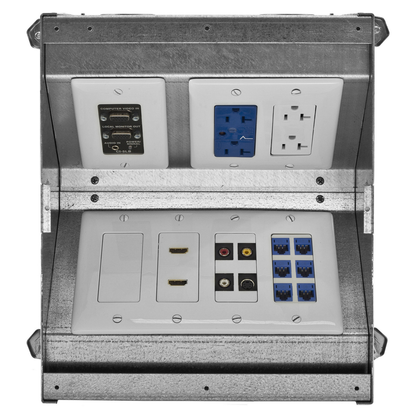 7-Gang CFB Box for Rectangular Cover, 4.08" Minumum Depth of Pour