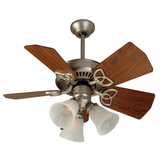 30" Piccolo Ceiling Fan in Brushed Satin Nickel