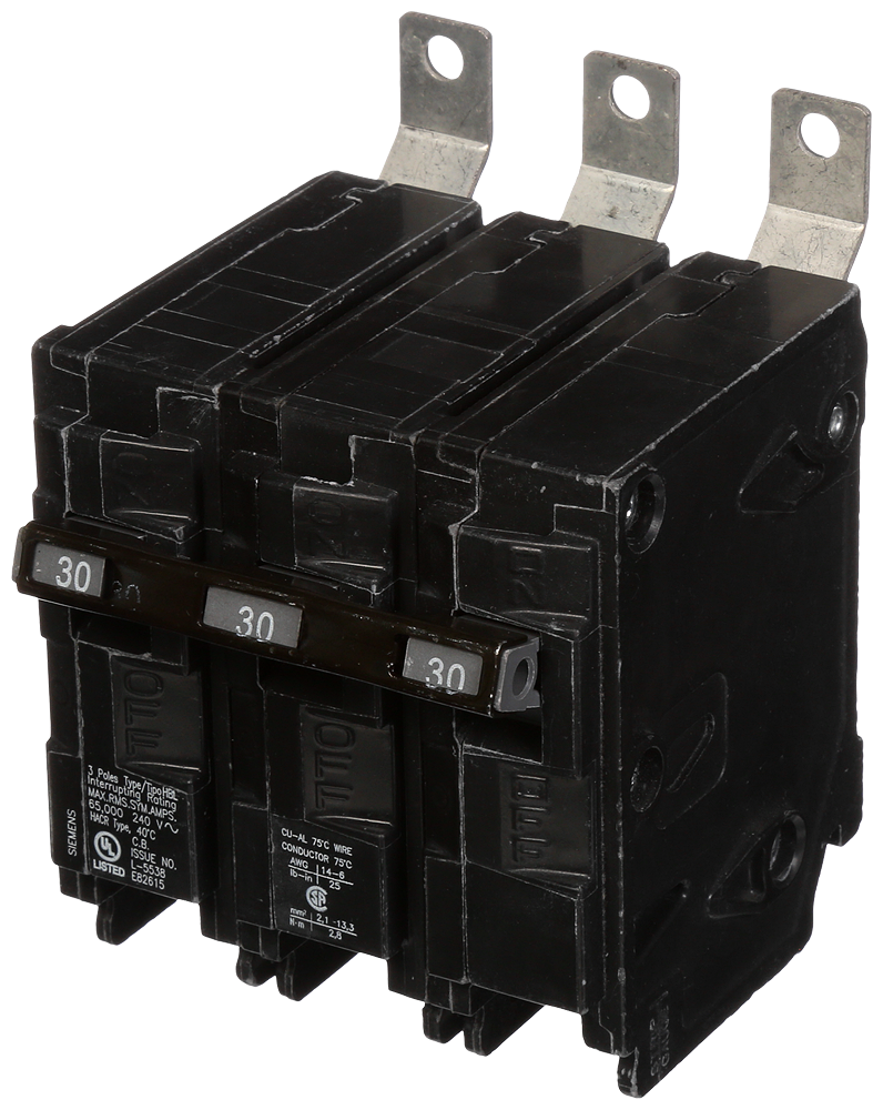BREAKER 30A 3P 240V 65K HBL
