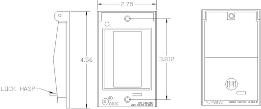 30537, Weatherproof Device Box Cover