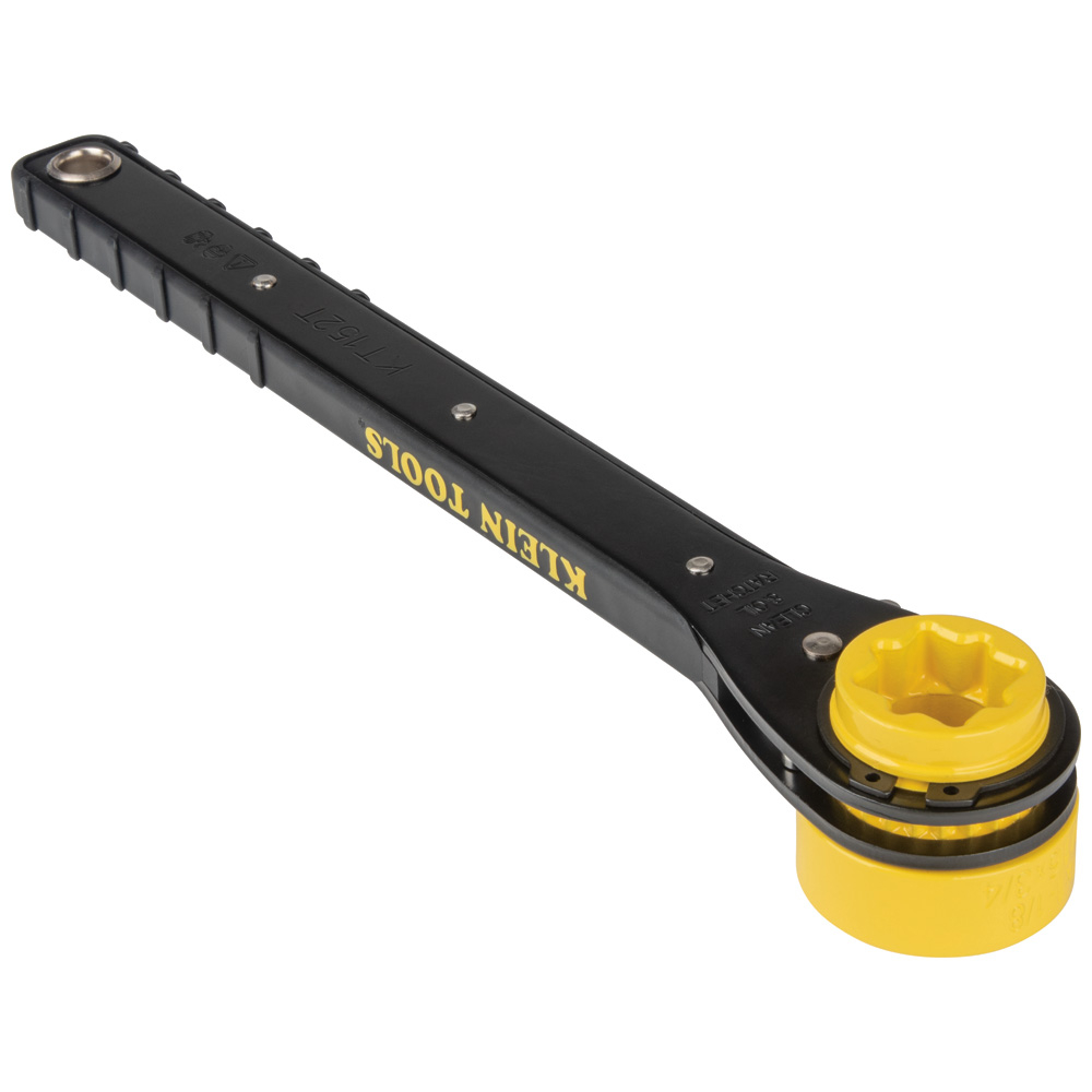 4-in-1 Lineman's Slim Ratcheting Wrench