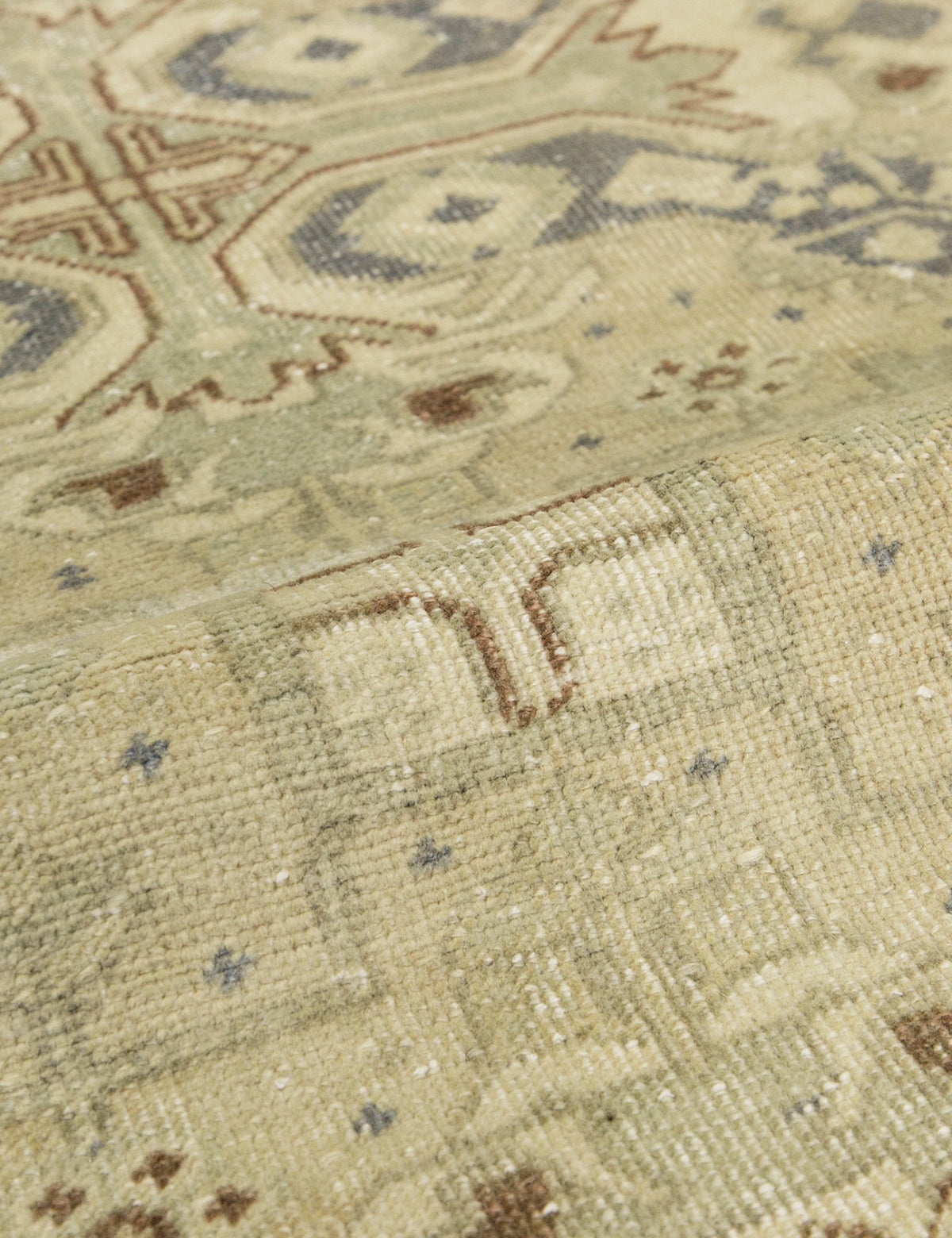 Vintage Turkish Hand-Knotted Wool Rug No. 382, 6'5" x 9'5"