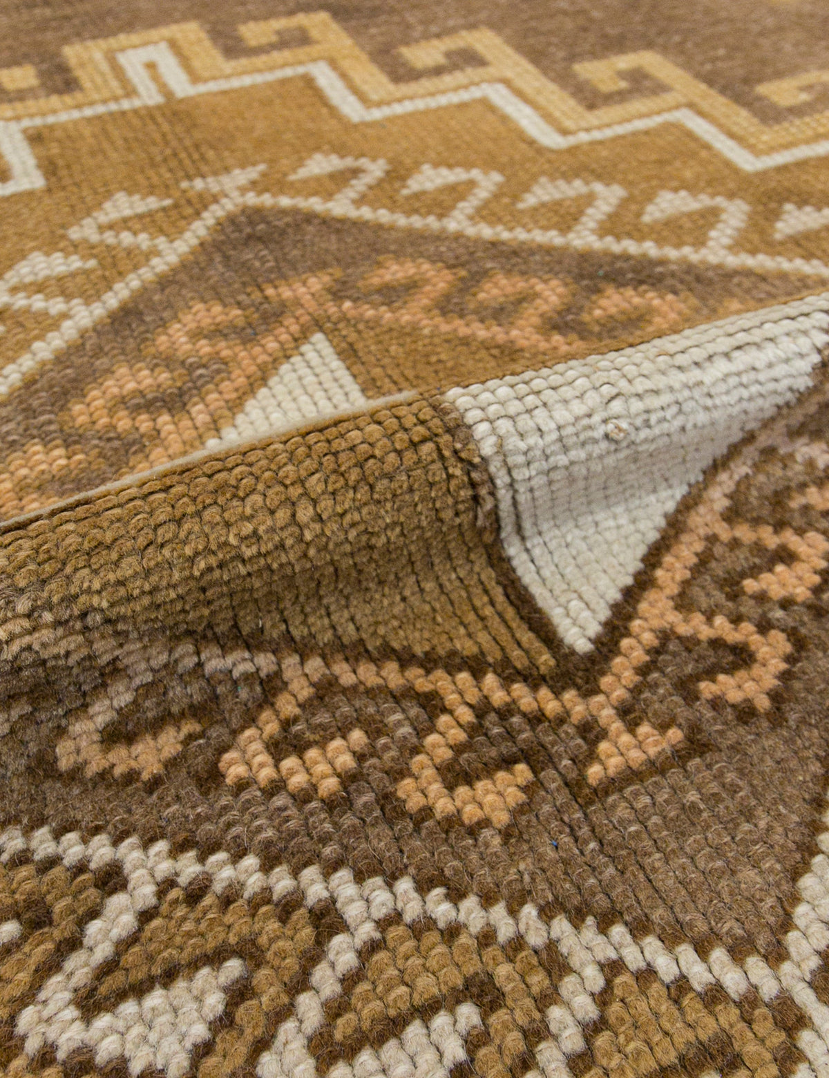 Vintage Turkish Hand-Knotted Wool Rug No. 385, 7' x 10'10"