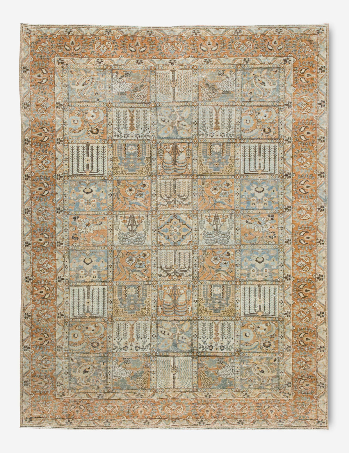 Vintage Turkish Hand-Knotted Wool Rug No. 377, 6'11" x 10'5"