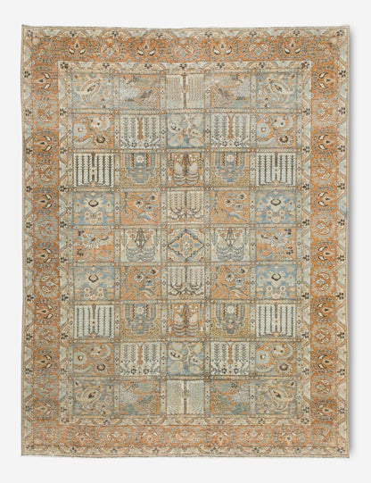 Vintage Turkish Hand-Knotted Wool Rug No. 377, 6'11" x 10'5"