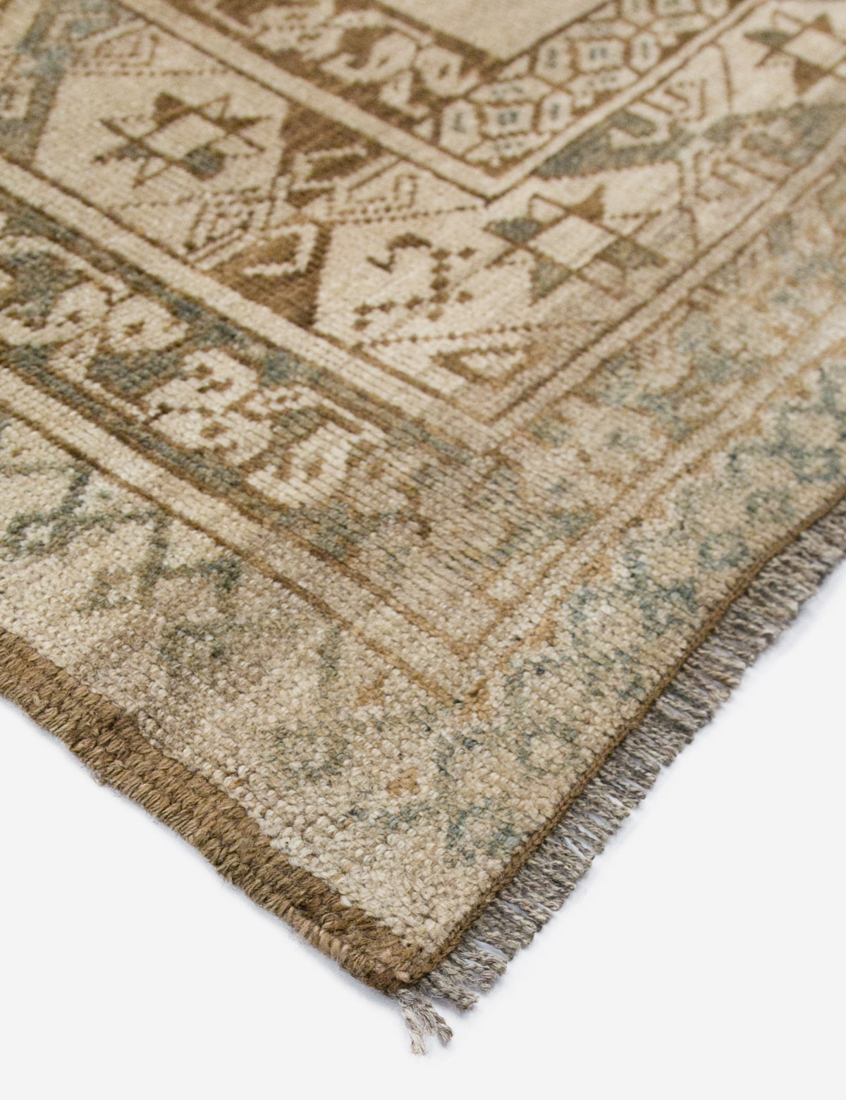 Vintage Turkish Hand-Knotted Wool Rug No. 388, 7'10" x 10'10"