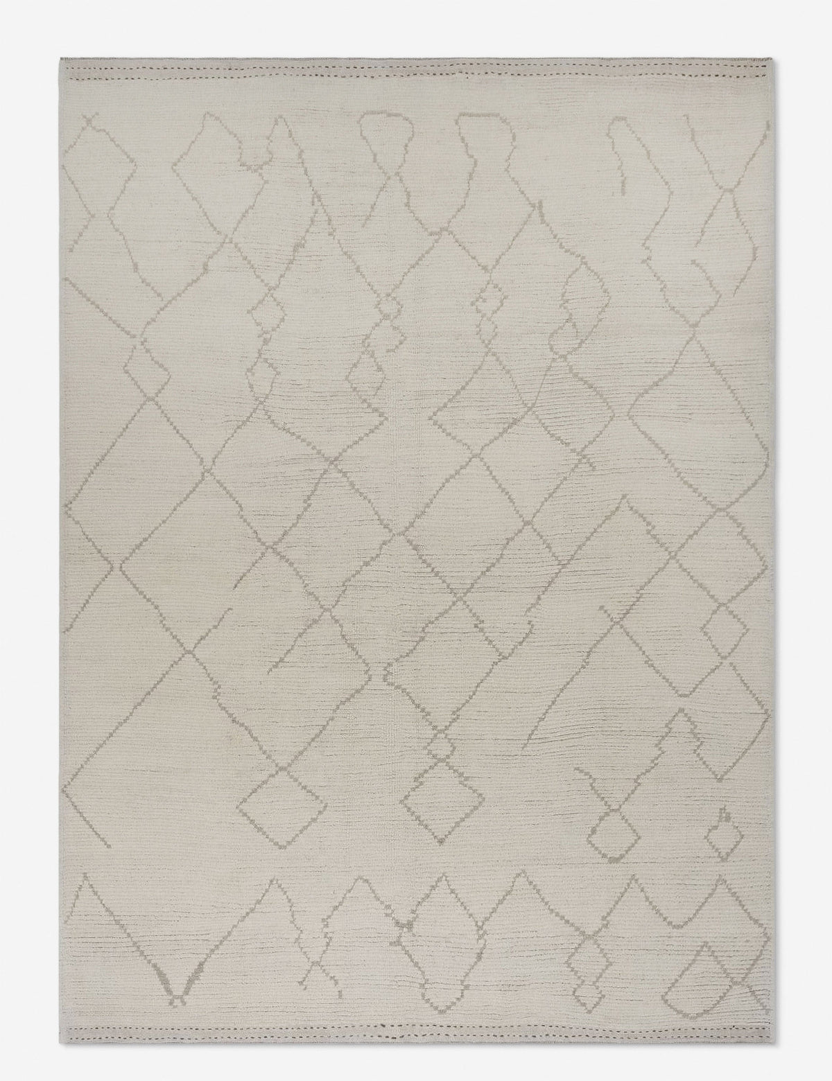 Vintage Turkish Hand-Knotted Wool Rug No. 399, 8'1" x 10'8"