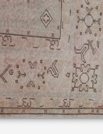 Vintage Turkish Hand-Knotted Wool Rug No. 404, 6' x 8'7"