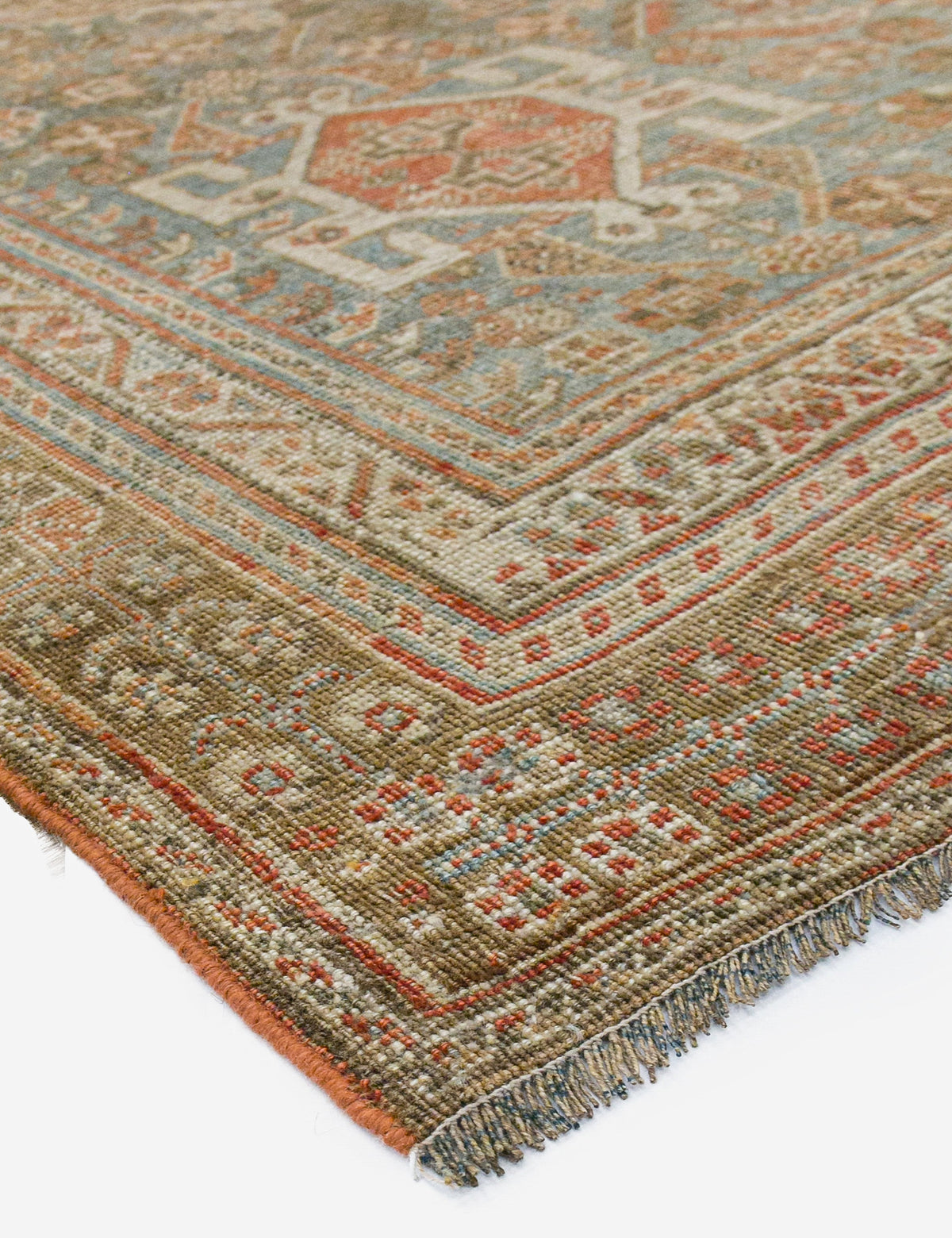 Vintage Turkish Hand-Knotted Wool Rug No. 443, 6'4" x 9'6"