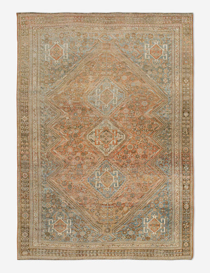 Vintage Turkish Hand-Knotted Wool Rug No. 443, 6'4" x 9'6"