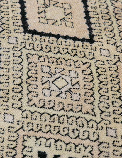 Vintage Turkish Hand-Knotted Wool Rug No. 456, 4'5" x 6'1"