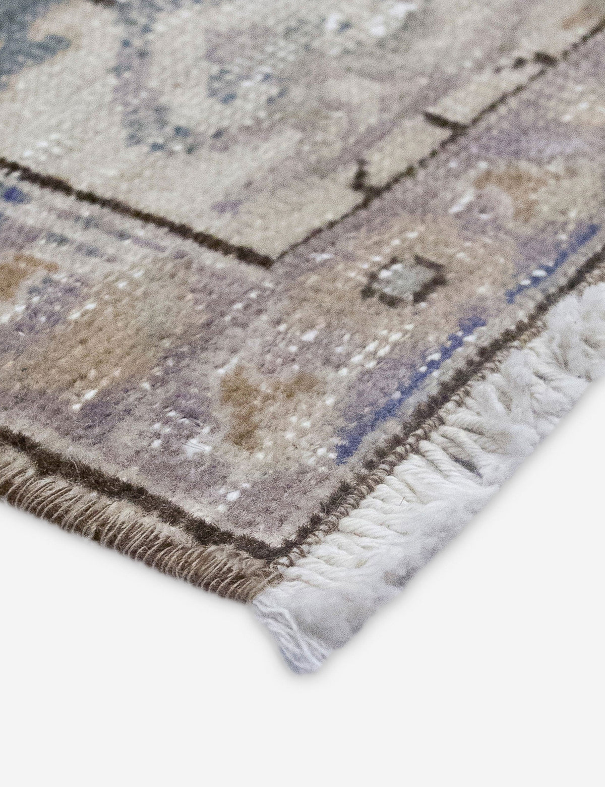 Vintage Turkish Hand-Knotted Wool Rug No. 586, 7'7" x 10'9"