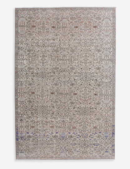 Vintage Turkish Hand-Knotted Wool Rug No. 586, 7'7" x 10'9"