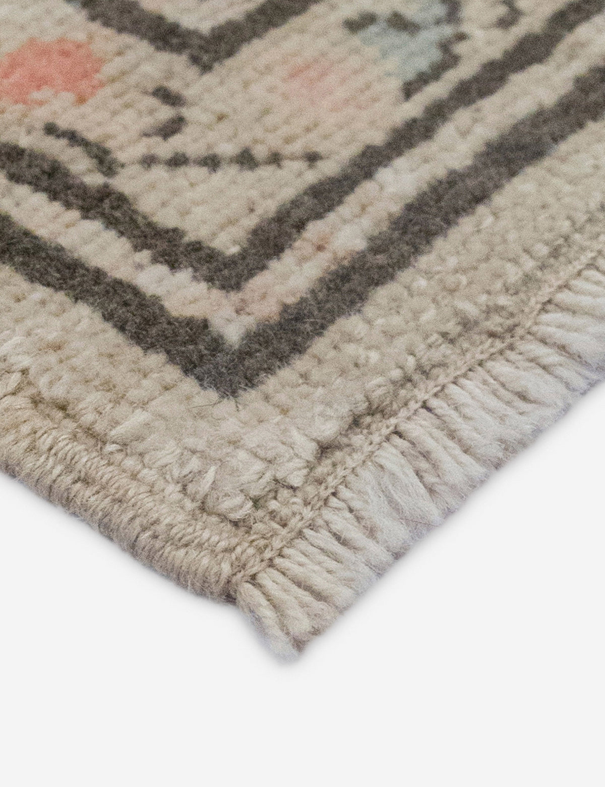Vintage Turkish Hand-Knotted Wool Rug No. 588, 6'7" x 9'4"