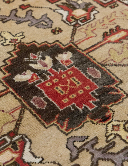 Vintage Turkish Hand-Knotted Wool Rug No. 590, 2'5" x 4'4"