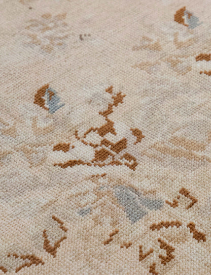 Vintage Turkish Hand-Knotted Wool Rug No. 593, 4'4" x 7'11"