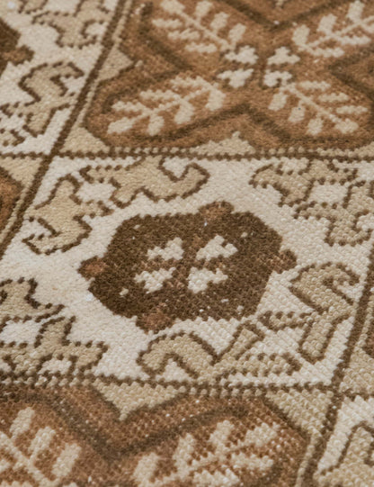 Vintage Turkish Hand-Knotted Wool Runner Rug No. 319, 1'12" x 9'10"