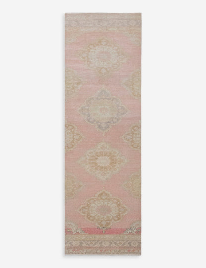 Vintage Turkish Hand-Knotted Wool Runner Rug No. 320, 2'7" x 10'11"