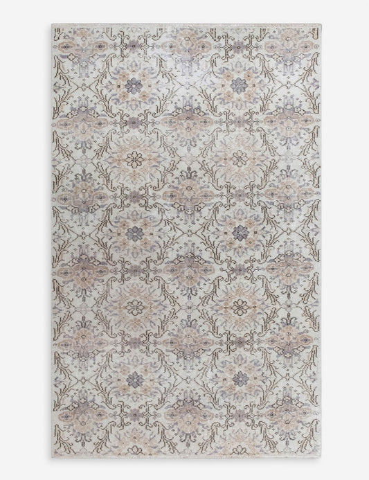 Vintage Turkish Hand-Knotted Wool Rug No. 596, 3'11" x 7'1"