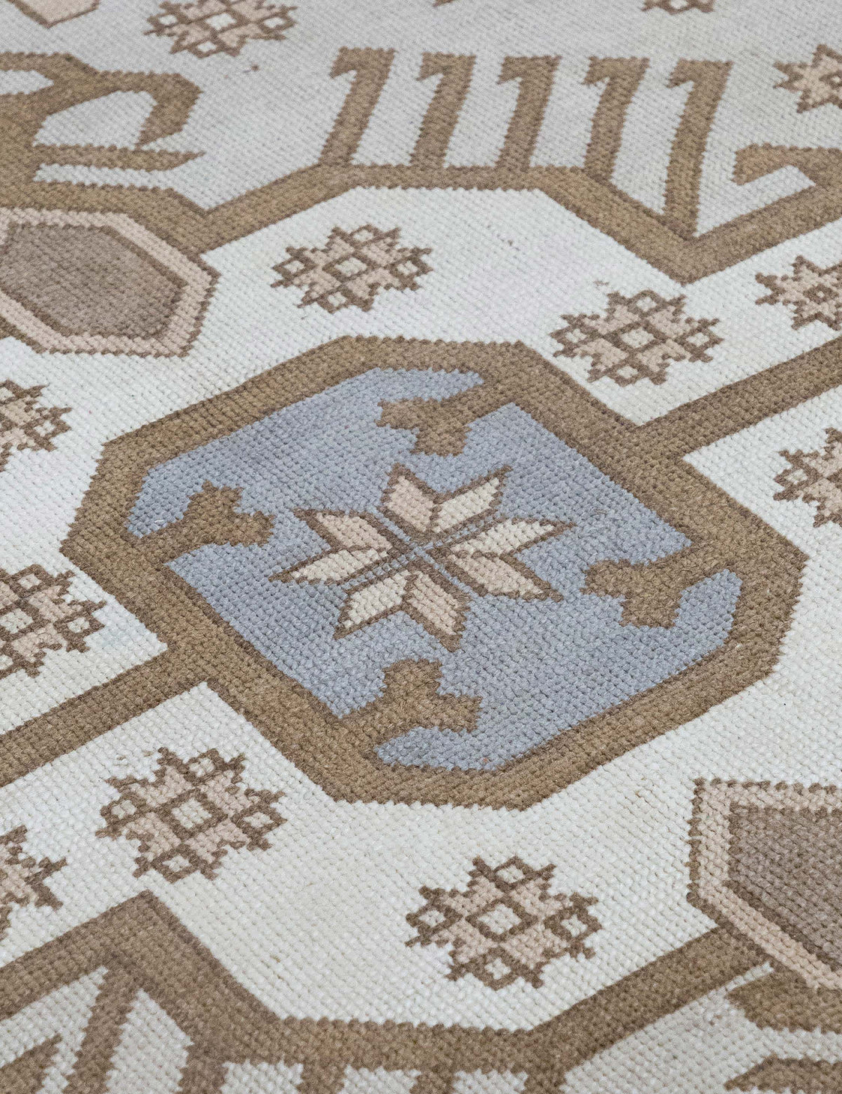 Vintage Turkish Hand-Knotted Wool Rug No. 600, 7'12" x 12'3"