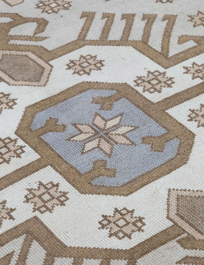 Vintage Turkish Hand-Knotted Wool Rug No. 600, 7'12" x 12'3"