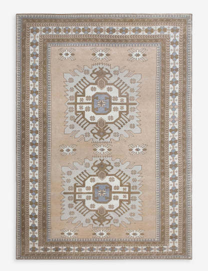 Vintage Turkish Hand-Knotted Wool Rug No. 600, 7'12" x 12'3"