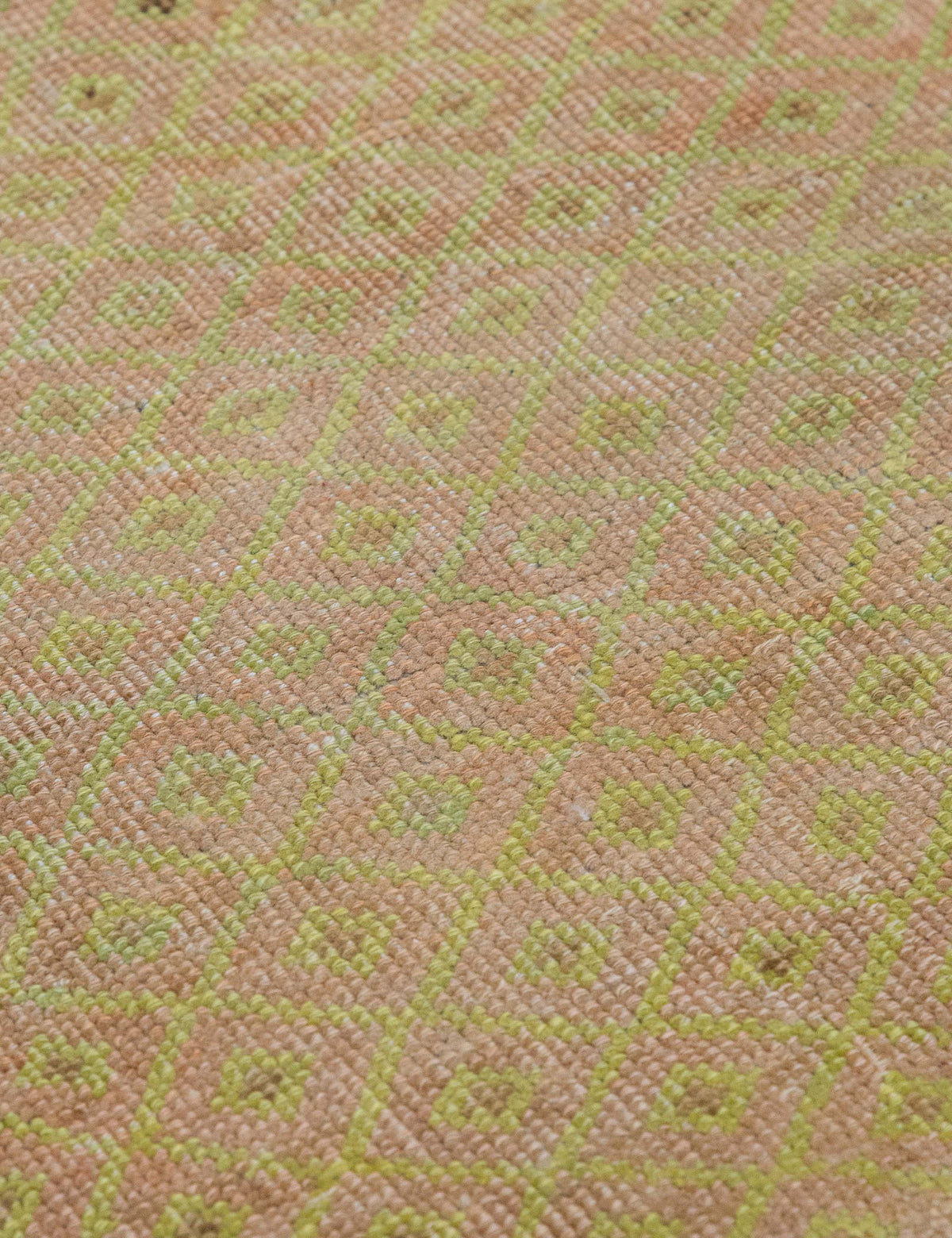 Vintage Turkish Hand-Knotted Wool Rug No. 602, 6'9" x 9'9"